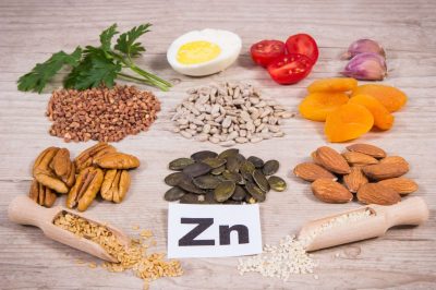 Healthy food as source natural zinc, fiber and other vitamins or minerals